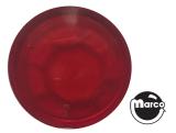 Insert - circle 1" red transparent