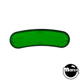 Playfield insert - crescent 3-9/16 inch transparent green