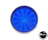 Lamp Covers / Domes / Inserts-Insert - circle 3/4" blue starburst