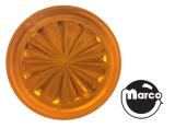 Lamp Covers / Domes / Inserts-Insert - circle 3/4" orange starburst