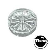 Insert - circle 3/4 inch clear starburst PI-34RCS