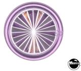 Lamp Covers / Domes / Inserts-Insert - circle 3/4" violet starburst