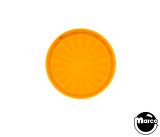 Playfield insert - circle 1 inch orange transparent