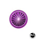 Lamp Covers / Domes / Inserts-Insert - circle 1 inch violet starburst