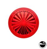 Lamp Covers / Domes / Inserts-Insert - circle 1 inch red starburst