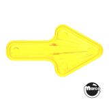 Lamp Covers / Domes / Inserts-Insert - arrow 1-1/2 inch starburst tranlusent yellow