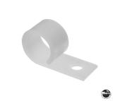 Cabinet Hardware / Fasteners-Cable clamp 1/2 inch diameter single