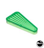 Lamp Covers / Domes / Inserts-Playfield insert - triangle 2 inch green starburst