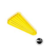 Lamp Covers / Domes / Inserts-Playfield insert - triangle 2 inch yellow starburst