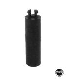 Posts/ Spacers/Standoffs - Plastic-Snap-in standoff #6 x 1.171 inch black