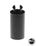 Posts/ Spacers/Standoffs - Plastic-Snap-in standoff #6 x .666 inch black