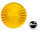 Lamp Covers / Domes / Inserts-Playfield insert - circle 2-1/2 inch yellow starburst