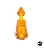 -Minipost - plastic orange 1 inch tall