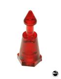 Minipost - plastic red - 1 inch tall