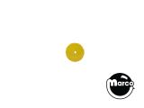 -Target face round 1 inch yellow opaque