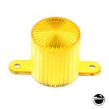 Lamp Covers / Domes / Inserts-Dome with screw tabs - yellow 