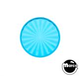 Lamp Covers / Domes / Inserts-Playfield insert - circle 1-1/2 inch blue starburst