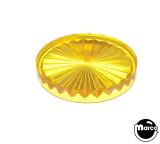 Lamp Covers / Domes / Inserts-Playfield insert - circle 1-1/2 inch yellow starburst