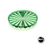 Lamp Covers / Domes / Inserts-Playfield insert - circle 1-1/2 inch limegreen starburst