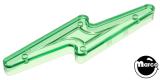 Lamp Covers / Domes / Inserts-Playfield insert - lightning bolt small green
