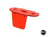 Lane guide - 1-3/4 inch red trans single