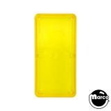 Lamp Covers / Domes / Inserts-Insert - rectangle 2-1/4 - Yellow