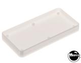 Lamp Covers / Domes / Inserts-Insert rectangle 2-1/4 inch white