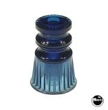 Posts/ Spacers/Standoffs - Plastic-Post - star double blue -1-1/16 inch