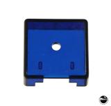 Target face - 3D square blue transparent