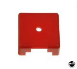 Target face - 3D square red opaque