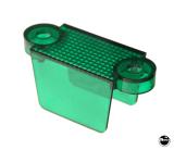 Lane guide - 1-3/4 inch green transparent