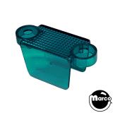 Playfield Parts-Lane guide - 1-3/4 inch teal transparent