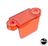 Lane guide - 1-3/4 inch red transparent
