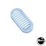 -Insert - oval 1-5/8" ribbed clear