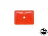 Target face rectangle 1.37 x 1 inch opaque orange