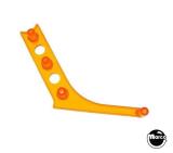 Ball Guides-Flipper lane return guide orange