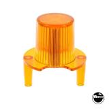 Lamp Covers / Domes / Inserts-Dome with pegs - jet bumper-tr orange