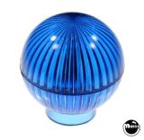 Lamp Covers / Domes / Inserts-Globe blue plastic lamp cover