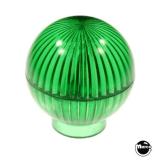 Lamp Covers / Domes / Inserts-Globe green plastic lamp cover