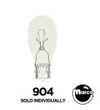 Incandescent Lamps, Miniature-Lamp #904 Miniature - Sold individually