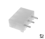 Connector 3 pin male PCB mount