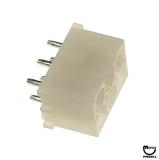 Connector 6 pin male PCB mount