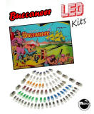 BUCCANEER (Gottlieb 1976) LED kit