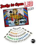 LED Lamp Kits-JACKS TO OPEN (Gottlieb 1984) LED kit