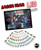 -LASER WAR (Data East) LED kit