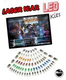 LASER WAR (Data East) LED kit