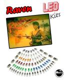 LED Lamp Kits-RAVEN (Gottlieb) LED kit