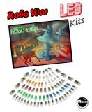 LED Lamp Kits-ROBO WAR (Gottlieb) LED kit