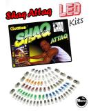 LED Lamp Kits-SHAQ ATTAQ (Gottlieb) LED kit