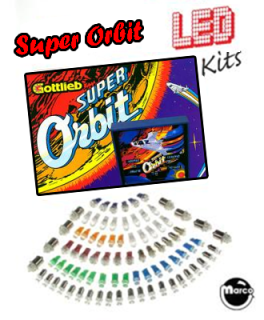 SUPER ORBIT (Gottlieb) LED kit